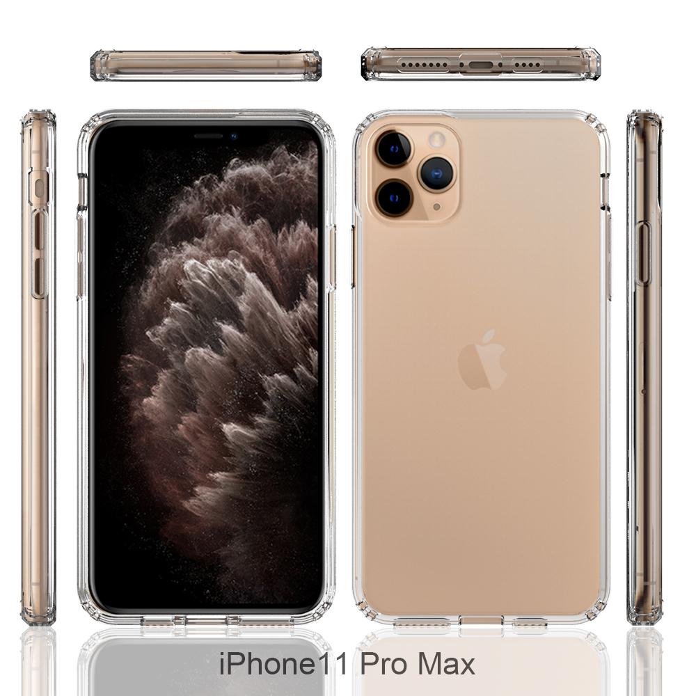 iPhone 11 Pro Max hybride Handyhülle Crystal Hybrid, durchsichtig