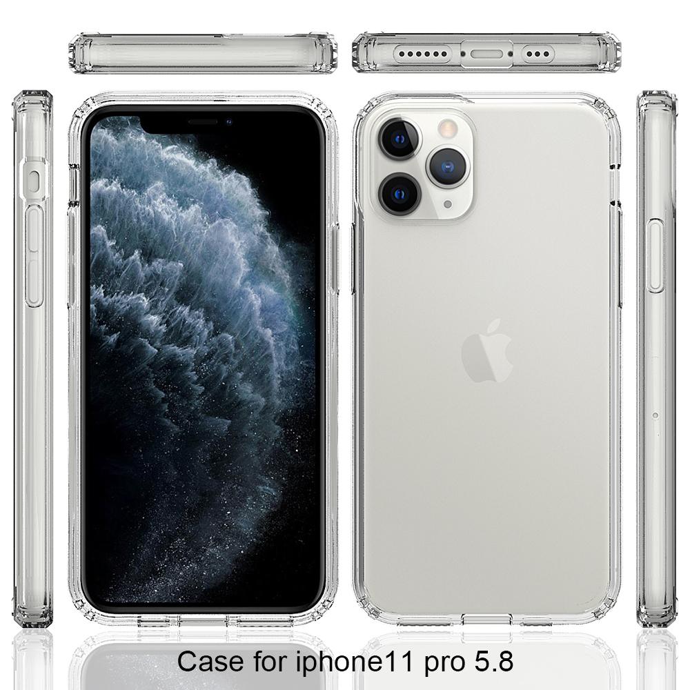 iPhone 11 Pro hybride Handyhülle Crystal Hybrid, durchsichtig