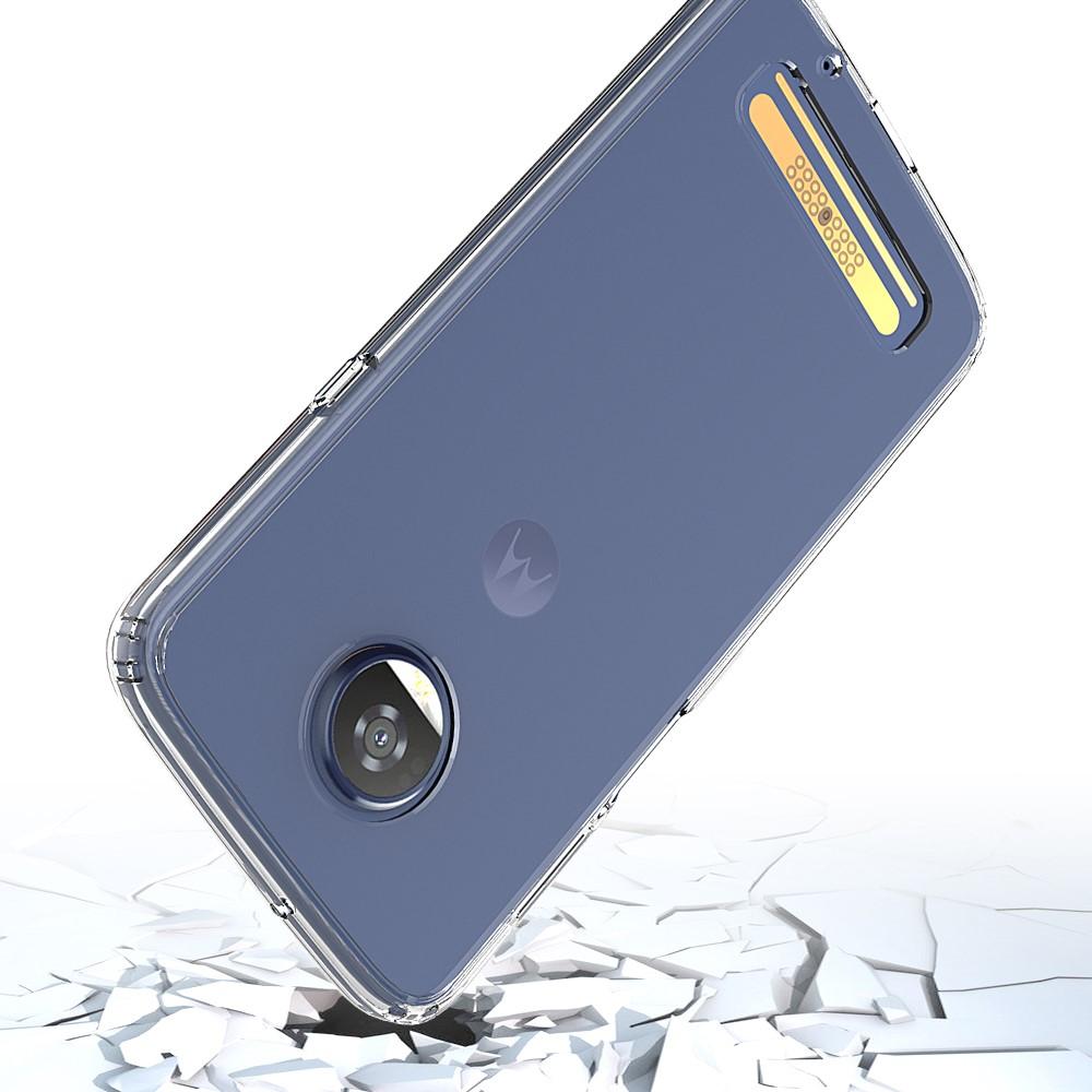 Motorola Moto Z3 Play hybride Handyhülle Crystal Hybrid, durchsichtig