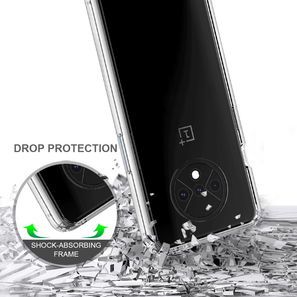OnePlus 7T hybride Handyhülle Crystal Hybrid, durchsichtig