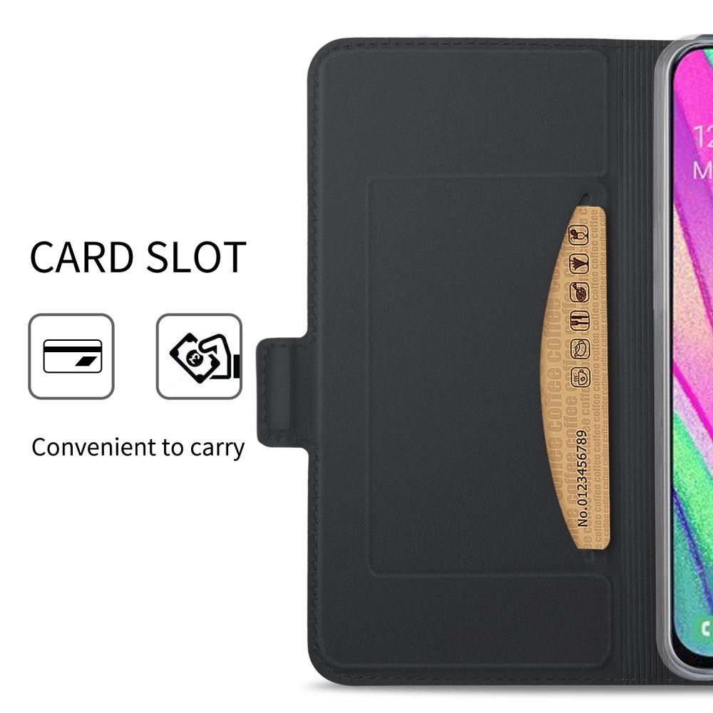 Slim Card Wallet Samsung Galaxy A40 Schwarz