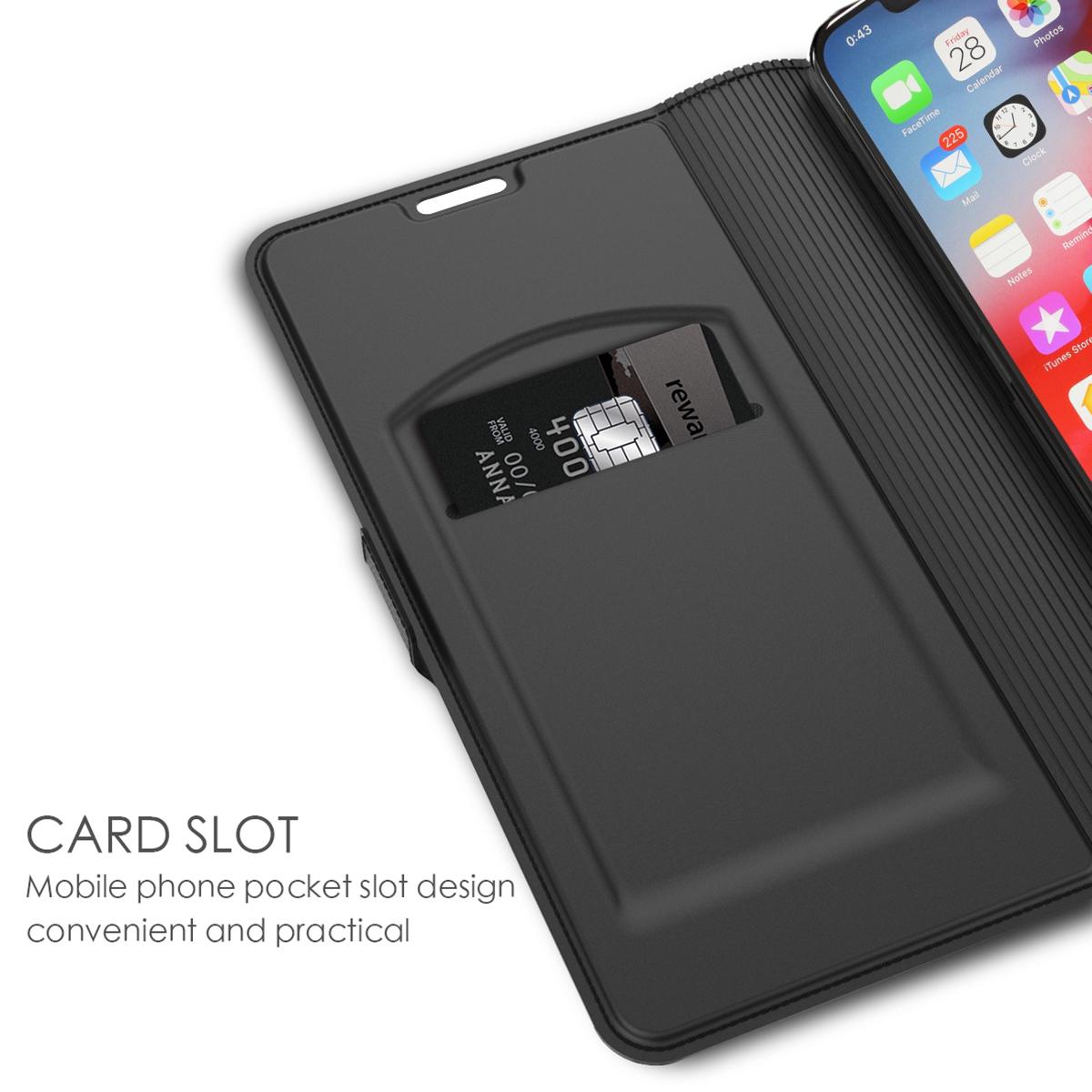 Slim Card Wallet iPhone 11 Schwarz