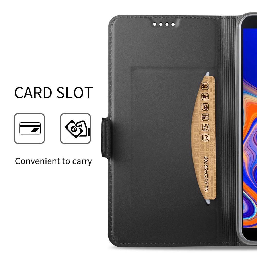 Slim Card Wallet Samsung Galaxy J4 Plus 2018 Grau