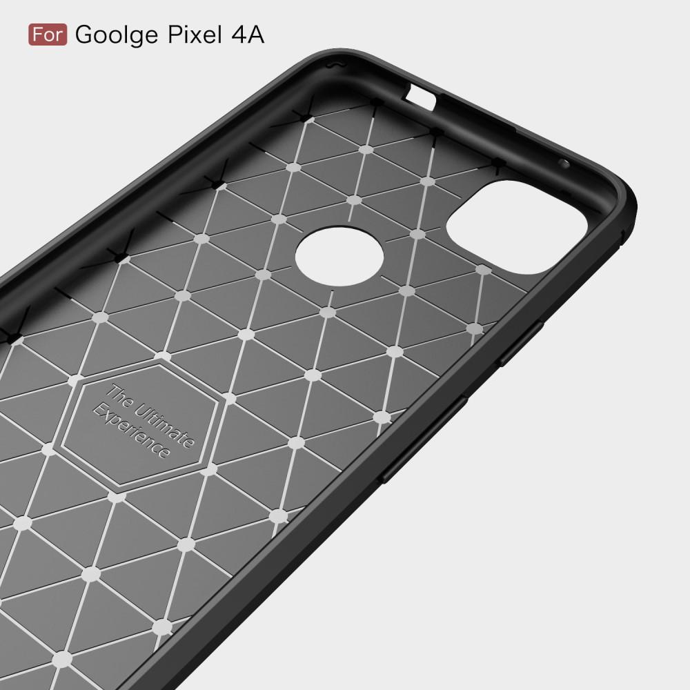 Google Pixel 4a Hülle TPU Brushed Schwarz