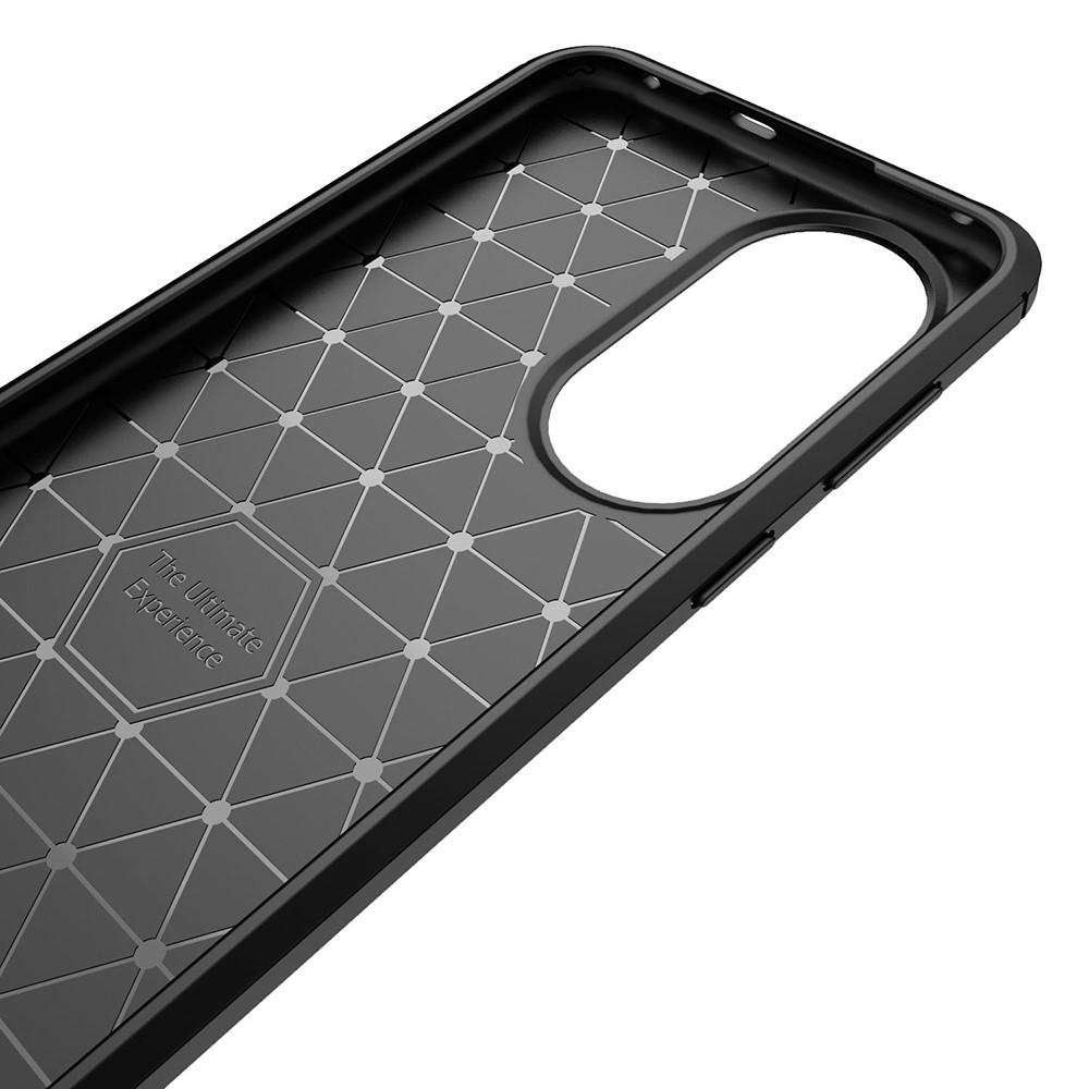 Huawei P50 Hülle TPU Brushed Schwarz