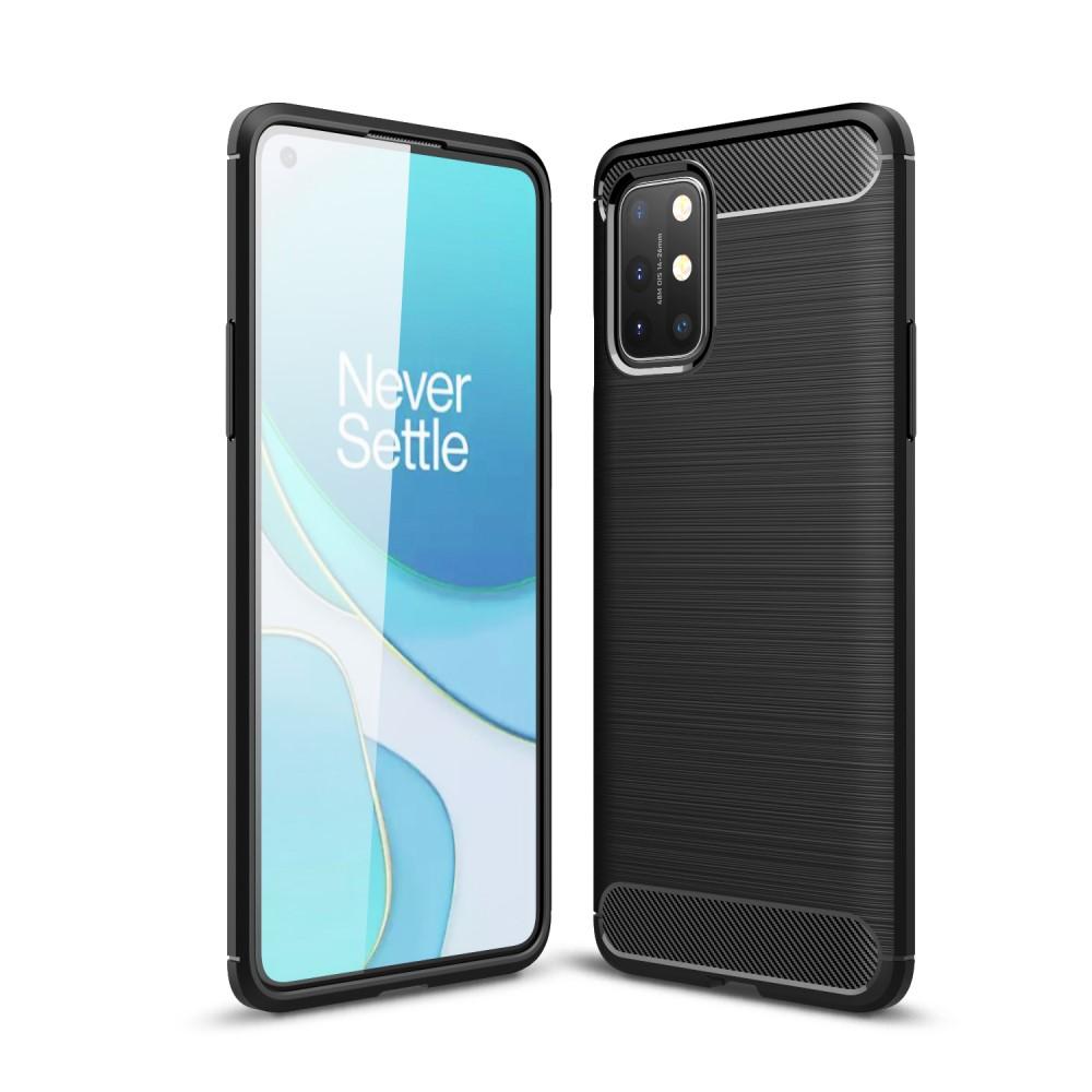  OnePlus 8T Hülle TPU Brushed Schwarz
