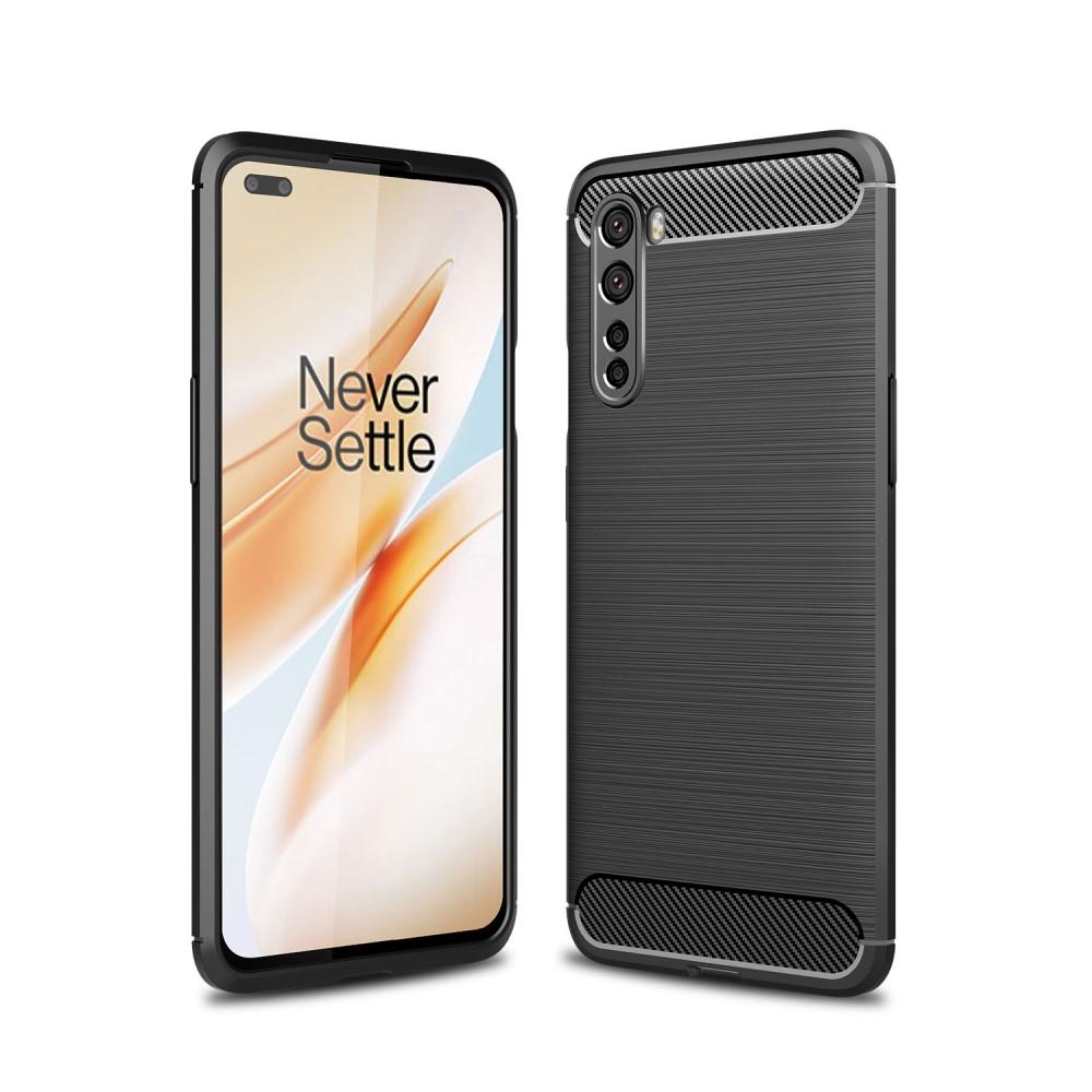  OnePlus Nord Hülle TPU Brushed Schwarz