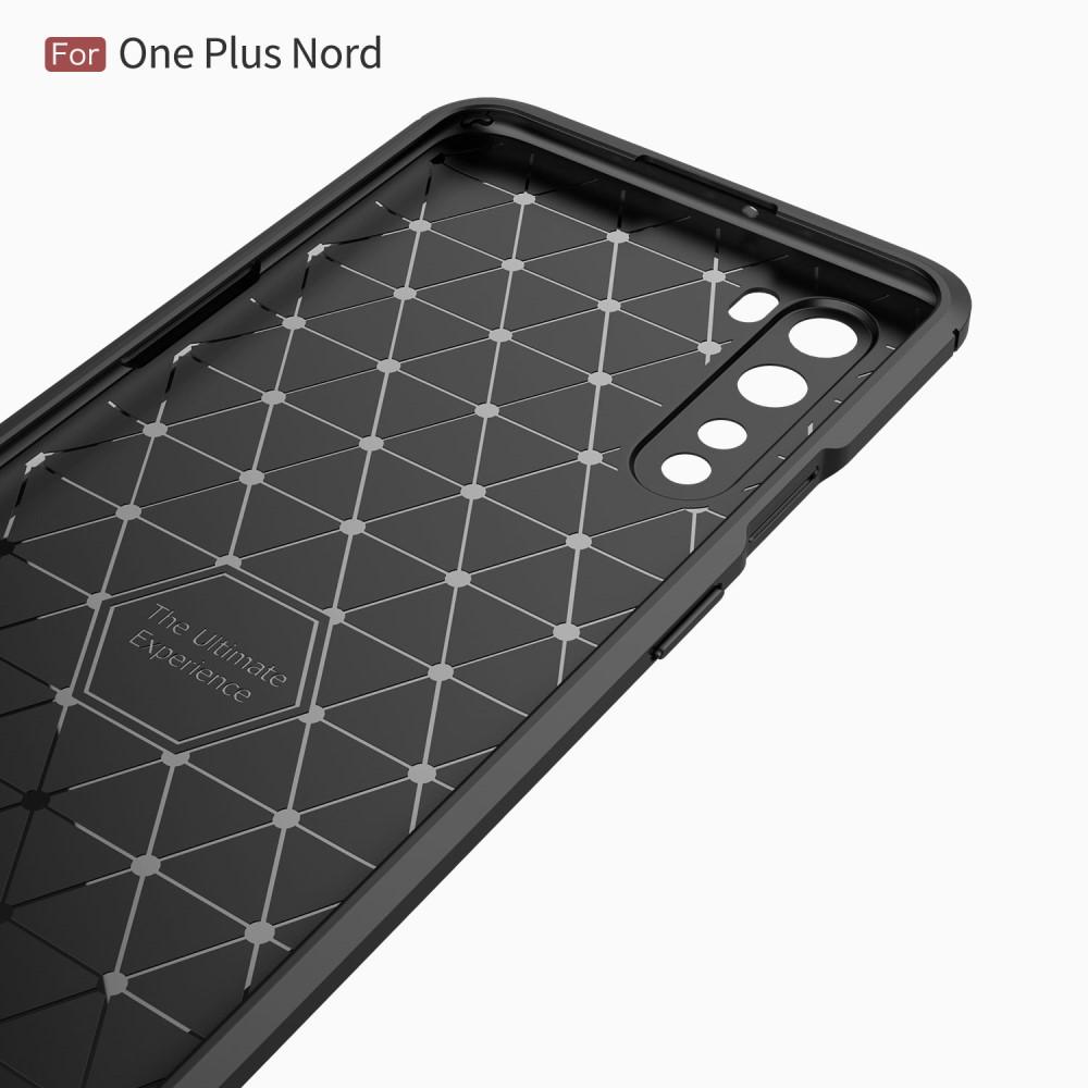 OnePlus Nord Hülle TPU Brushed Schwarz