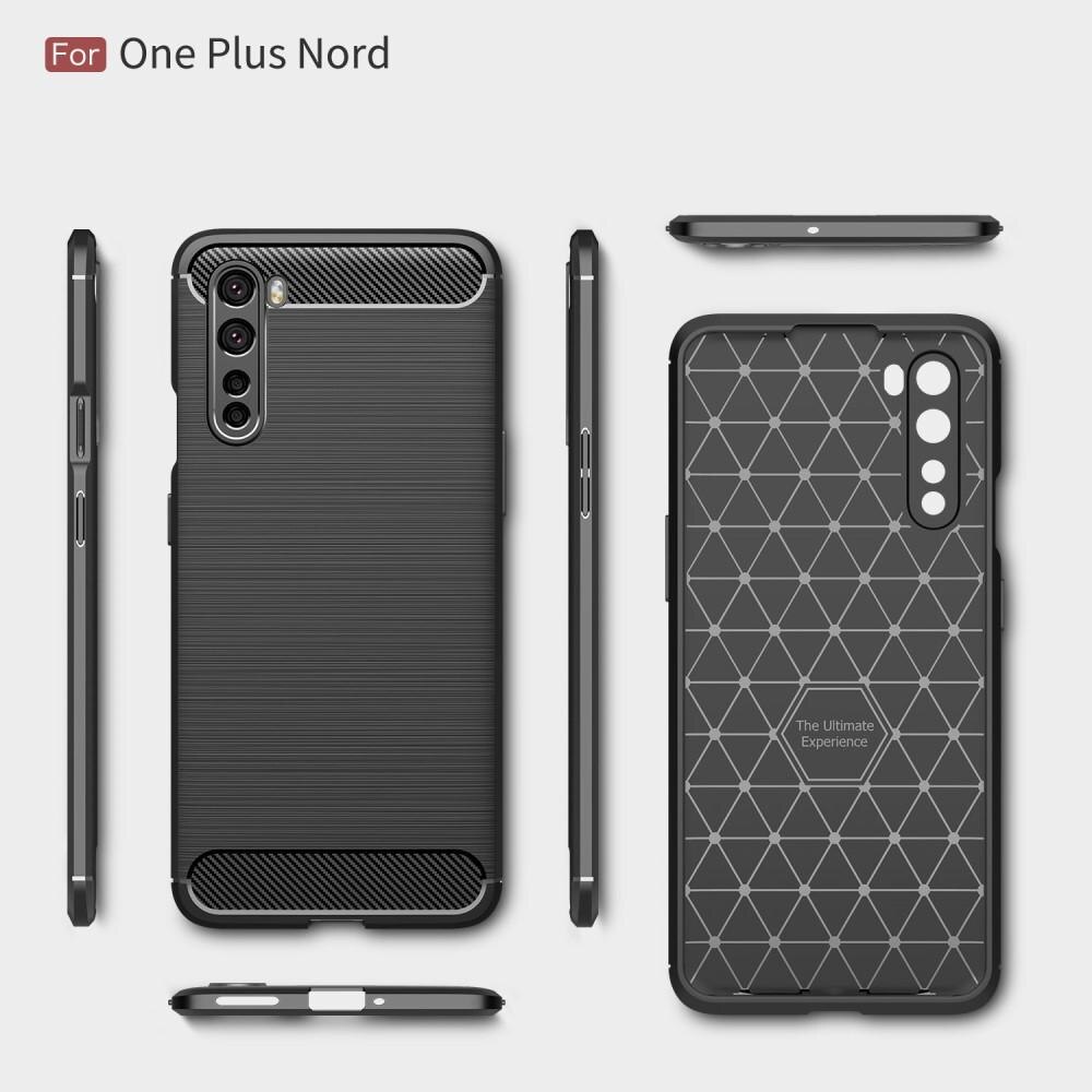  OnePlus Nord Hülle TPU Brushed Schwarz