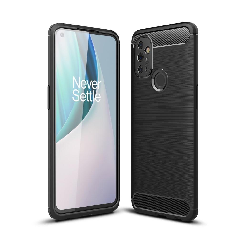  OnePlus Nord N100 Hülle TPU Brushed Schwarz