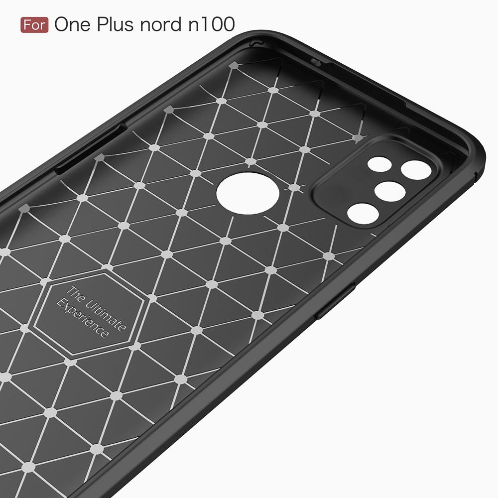  OnePlus Nord N100 Hülle TPU Brushed Schwarz