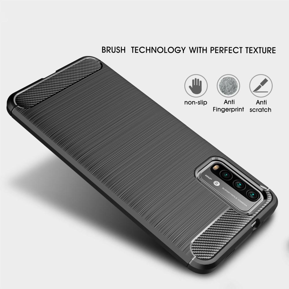 Brushed TPU Case Xiaomi Poco M3 Black