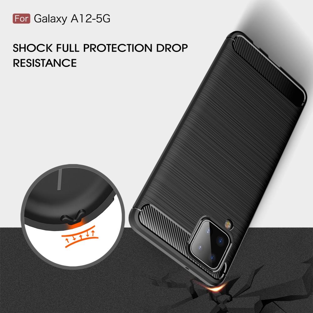 Brushed TPU Case Samsung Galaxy A12 5G Black