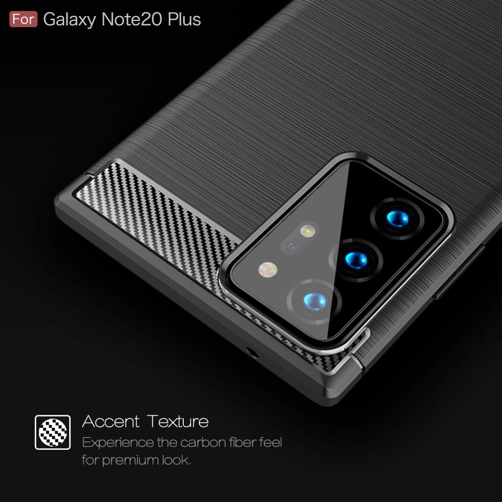 Samsung Galaxy Note 20 Ultra Hülle TPU Brushed Schwarz