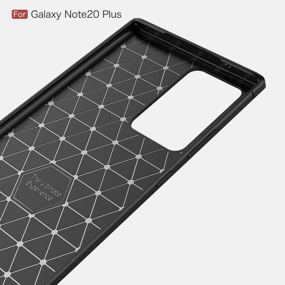 Samsung Galaxy Note 20 Ultra Hülle TPU Brushed Schwarz