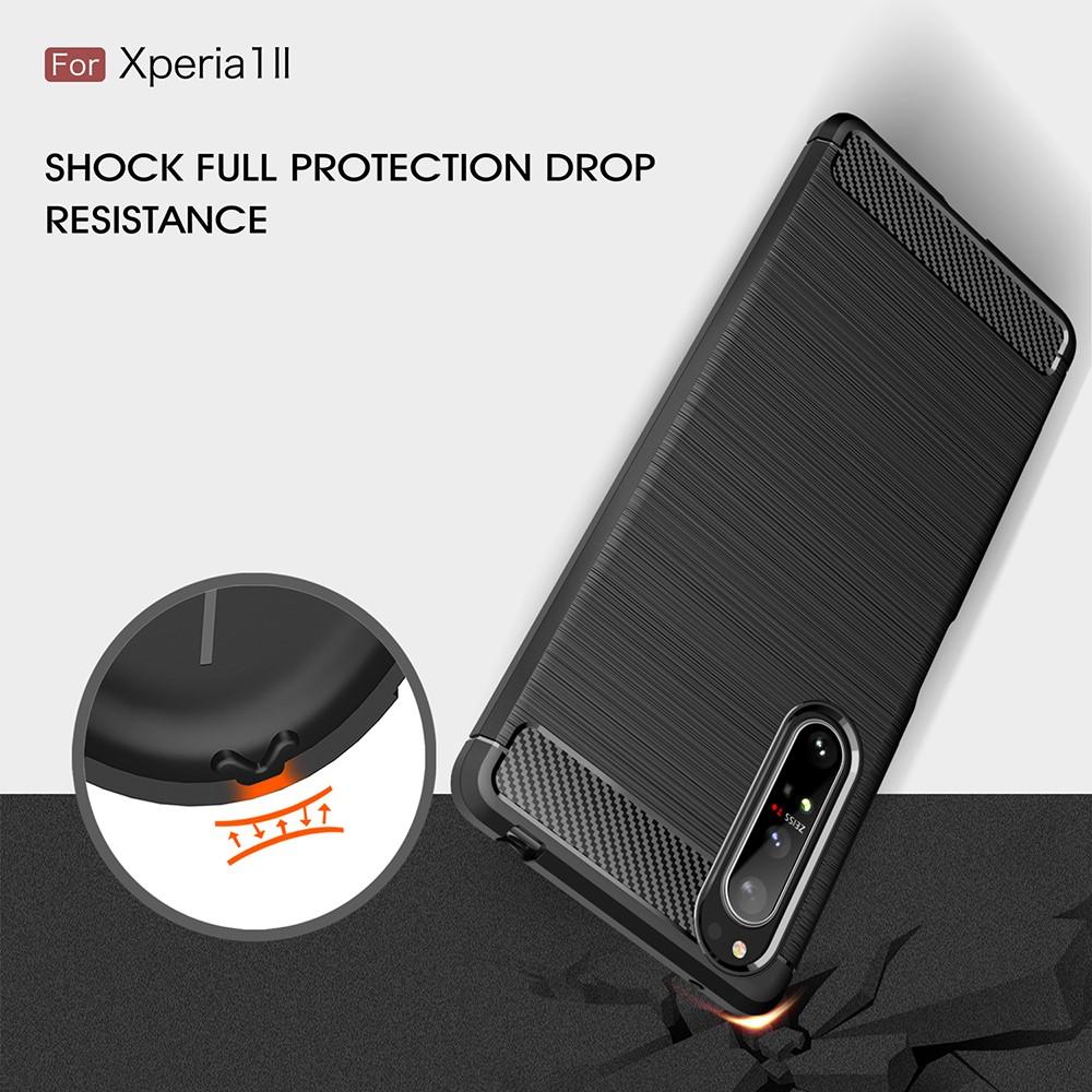 Brushed TPU Case Sony Xperia 1 II Black