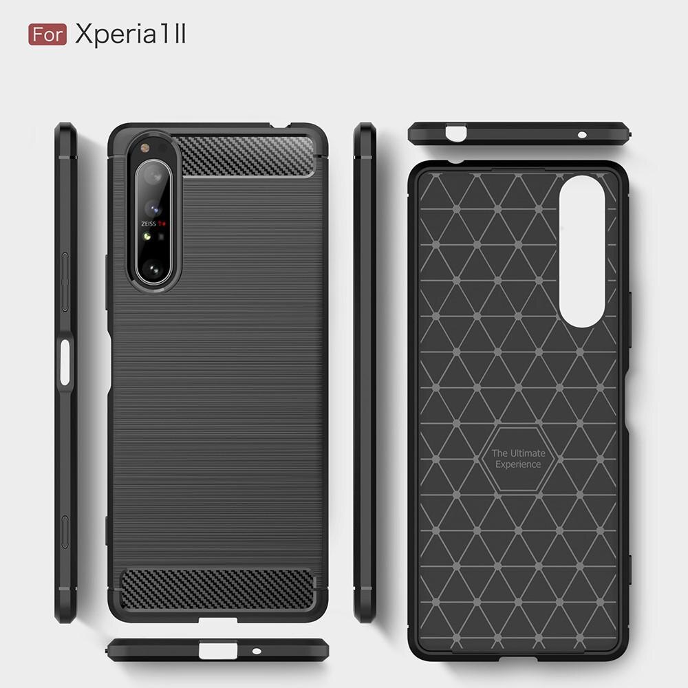 Brushed TPU Case Sony Xperia 1 II Black