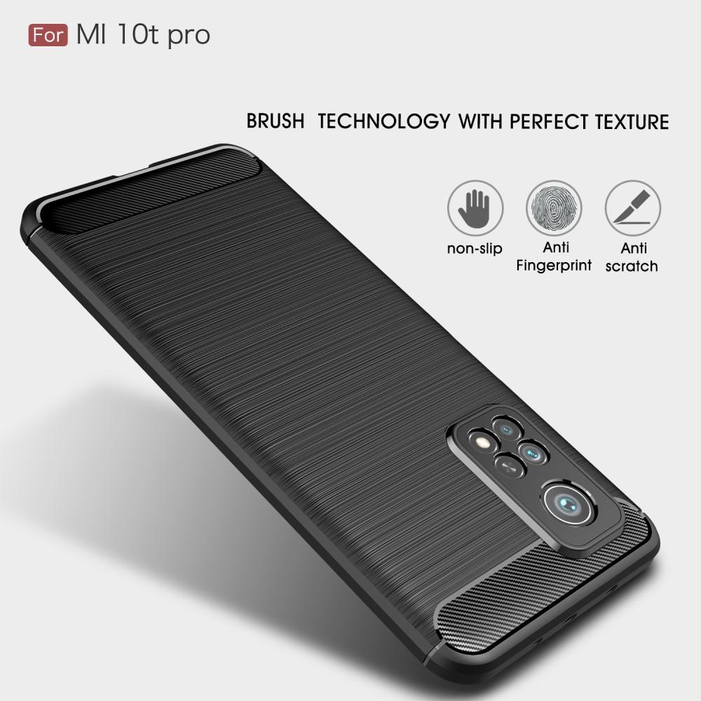Xiaomi Mi 10T/10T Pro Hülle TPU Brushed Schwarz