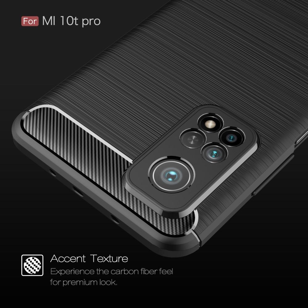 Xiaomi Mi 10T/10T Pro Hülle TPU Brushed Schwarz