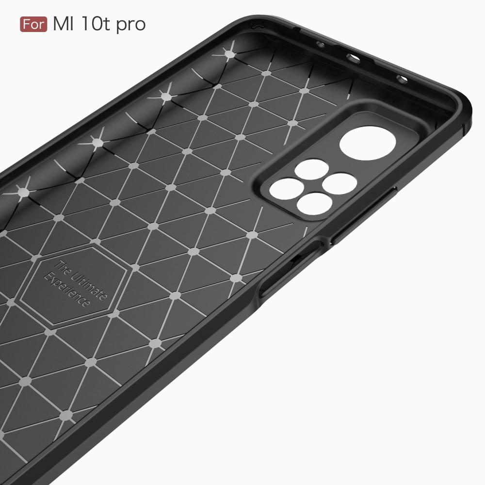 Xiaomi Mi 10T/10T Pro Hülle TPU Brushed Schwarz