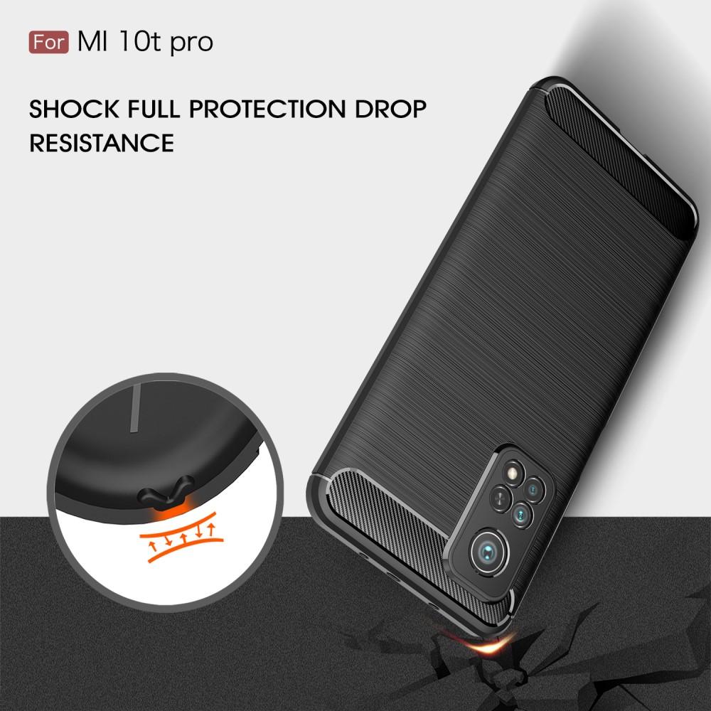 Xiaomi Mi 10T/10T Pro Hülle TPU Brushed Schwarz