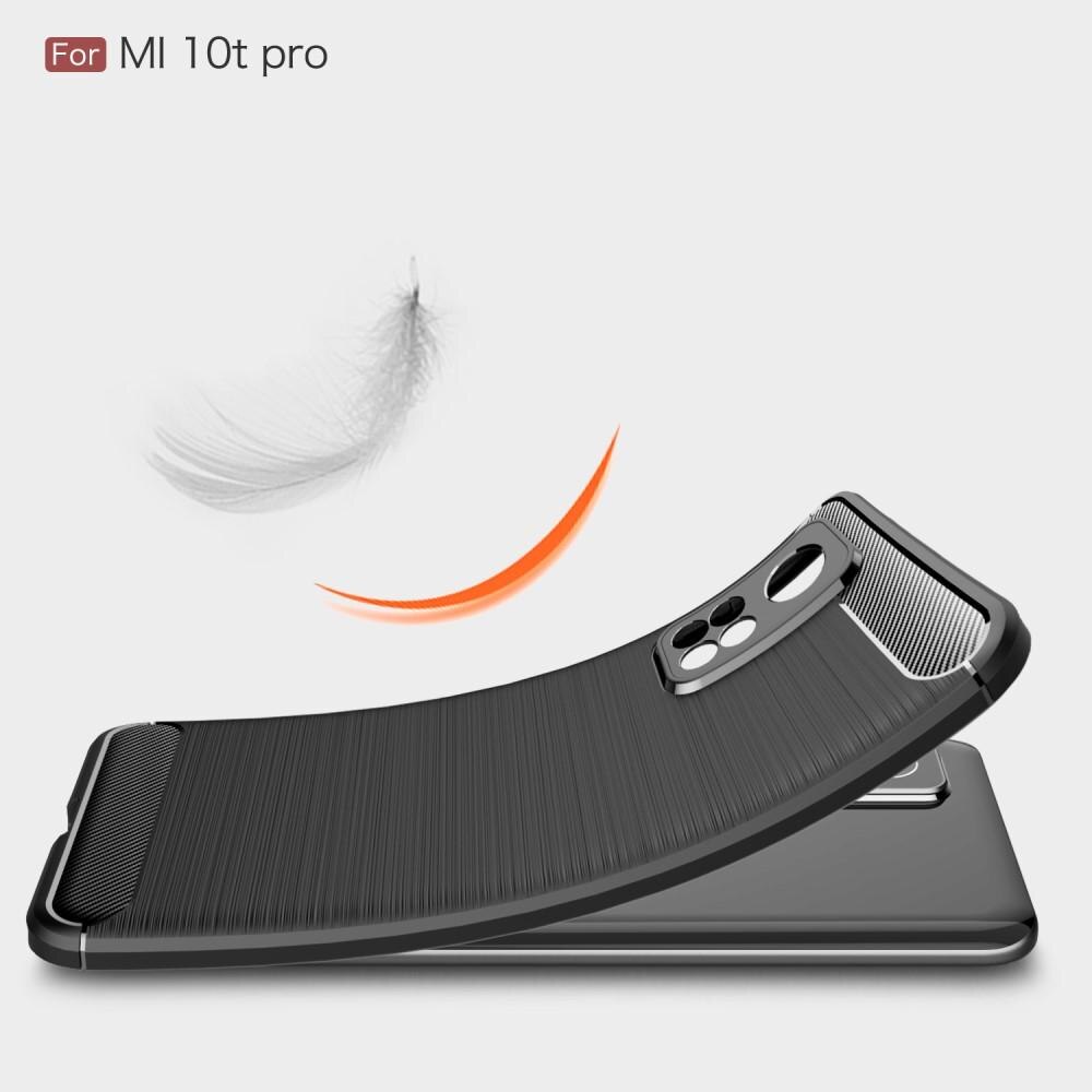 Xiaomi Mi 10T/10T Pro Hülle TPU Brushed Schwarz