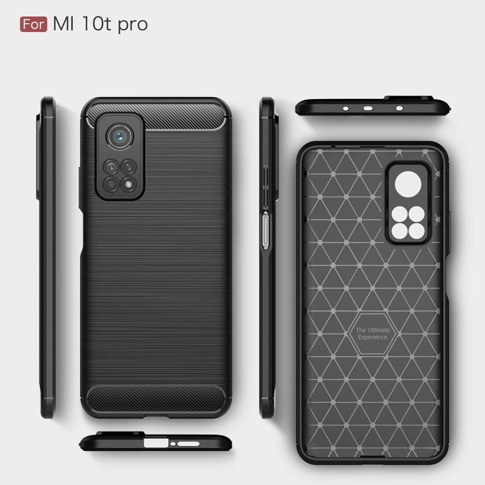 Xiaomi Mi 10T/10T Pro Hülle TPU Brushed Schwarz