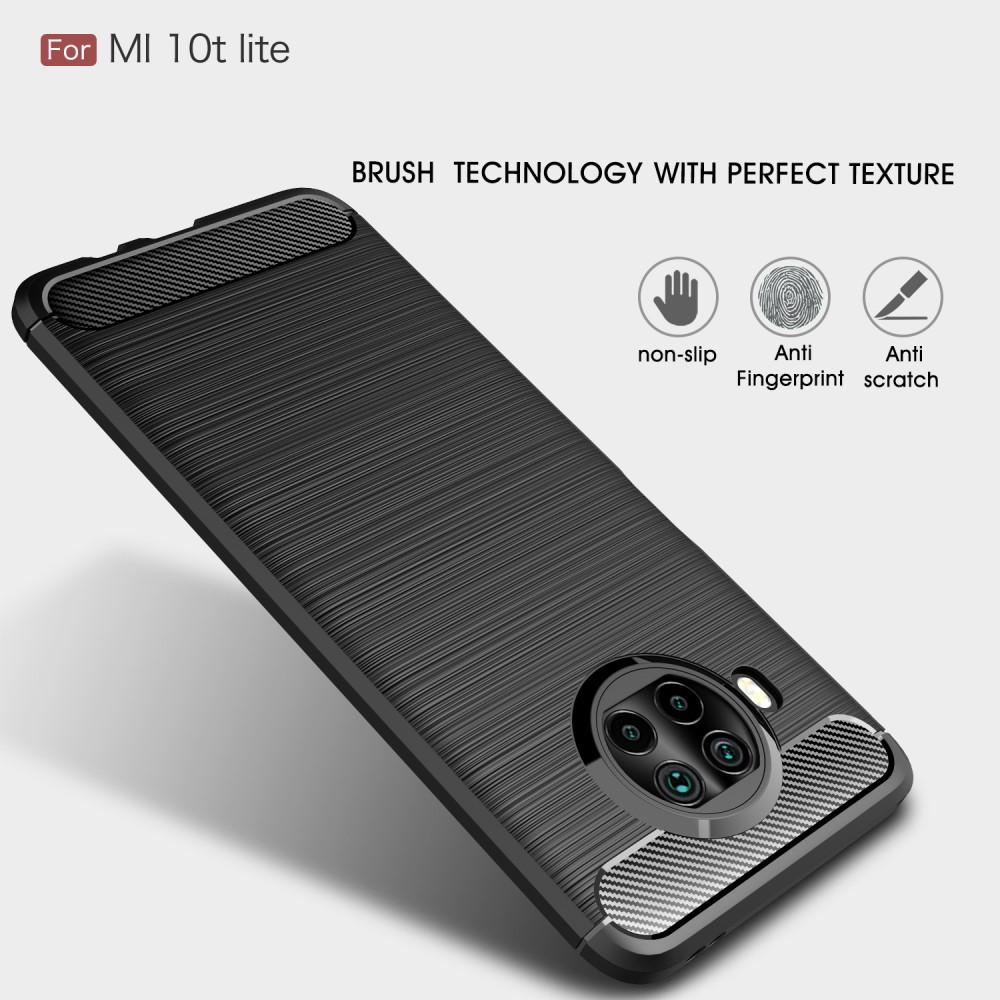 Xiaomi Mi 10T Lite 5G Hülle TPU Brushed Schwarz