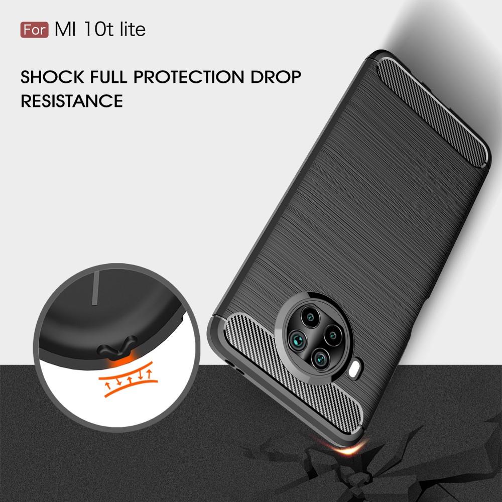 Xiaomi Mi 10T Lite 5G Hülle TPU Brushed Schwarz