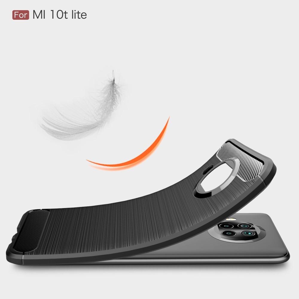 Xiaomi Mi 10T Lite 5G Hülle TPU Brushed Schwarz