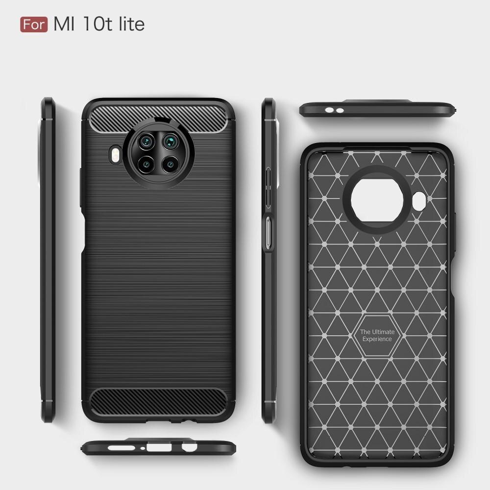 Xiaomi Mi 10T Lite 5G Hülle TPU Brushed Schwarz