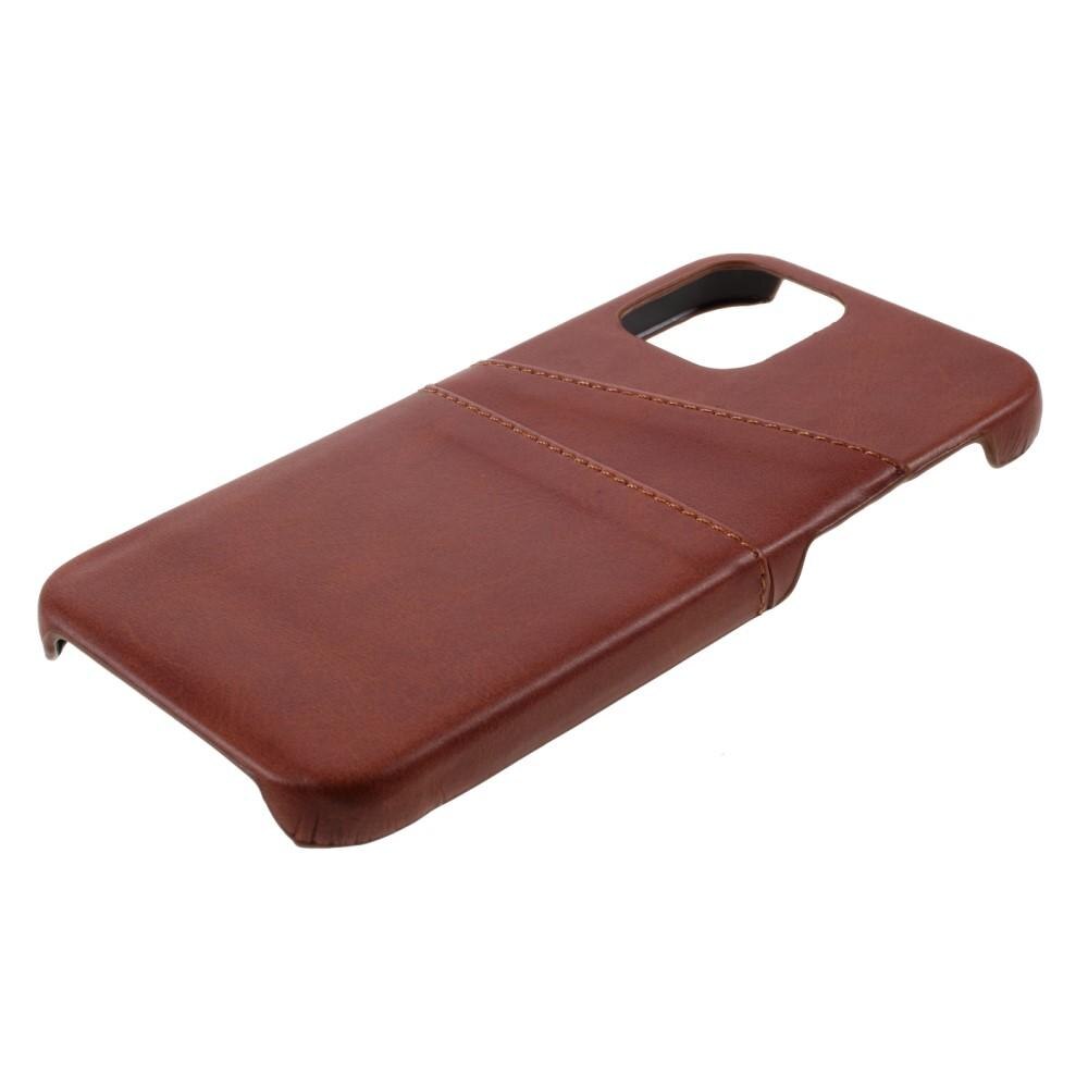 Card Slots Case iPhone 12 Pro Max Braun