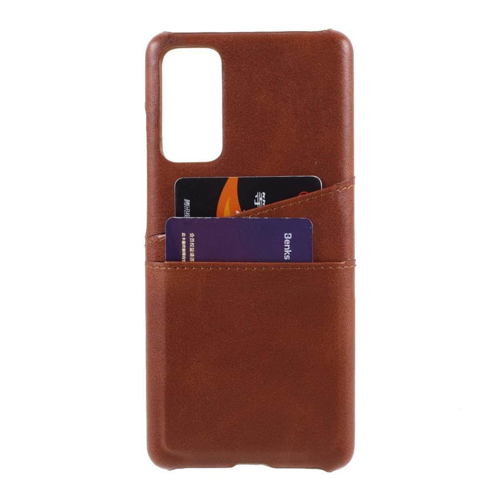 Card Slots Case Samsung Galaxy S20 FE Braun