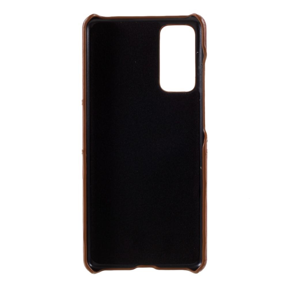 Card Slots Case Samsung Galaxy S20 FE Braun