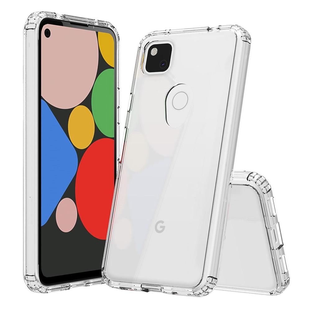 Google Pixel 4a hybride Handyhülle Crystal Hybrid, durchsichtig