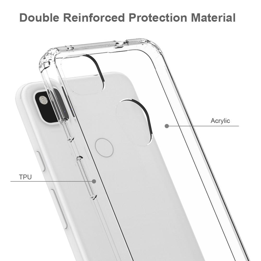 Google Pixel 4a hybride Handyhülle Crystal Hybrid, durchsichtig