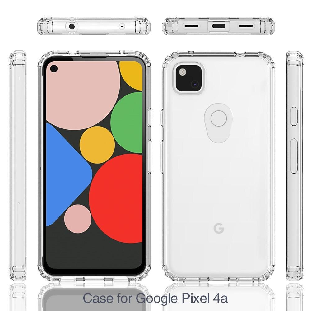 Google Pixel 4a hybride Handyhülle Crystal Hybrid, durchsichtig