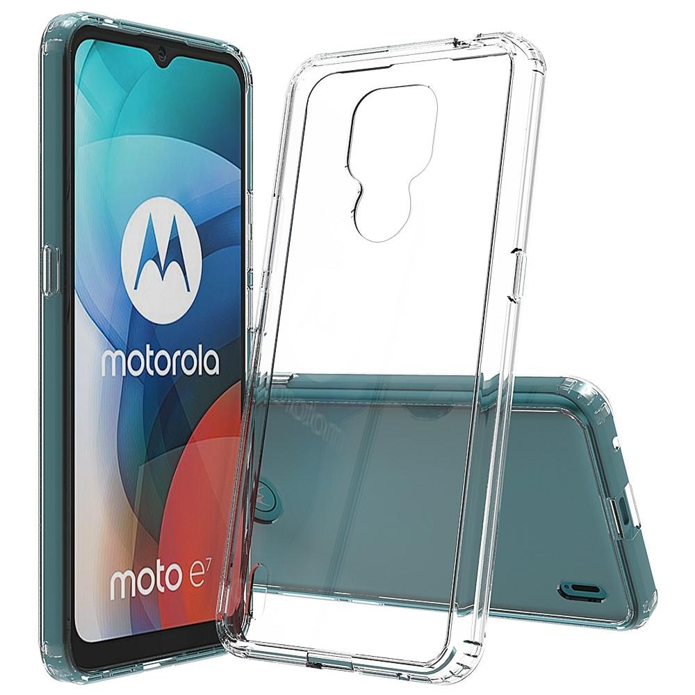 Motorola Moto E7 hybride Handyhülle Crystal Hybrid, durchsichtig