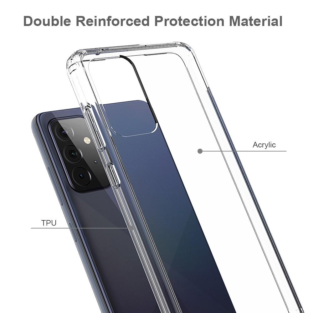 Samsung Galaxy A72 5G hybride Handyhülle Crystal Hybrid, durchsichtig