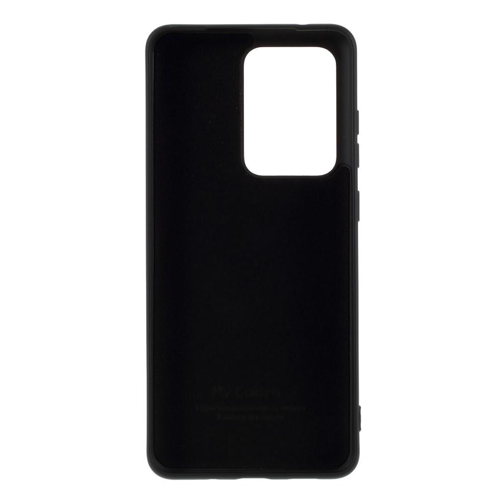 Liquid Silicone Case Samsung Galaxy S20 Ultra Black