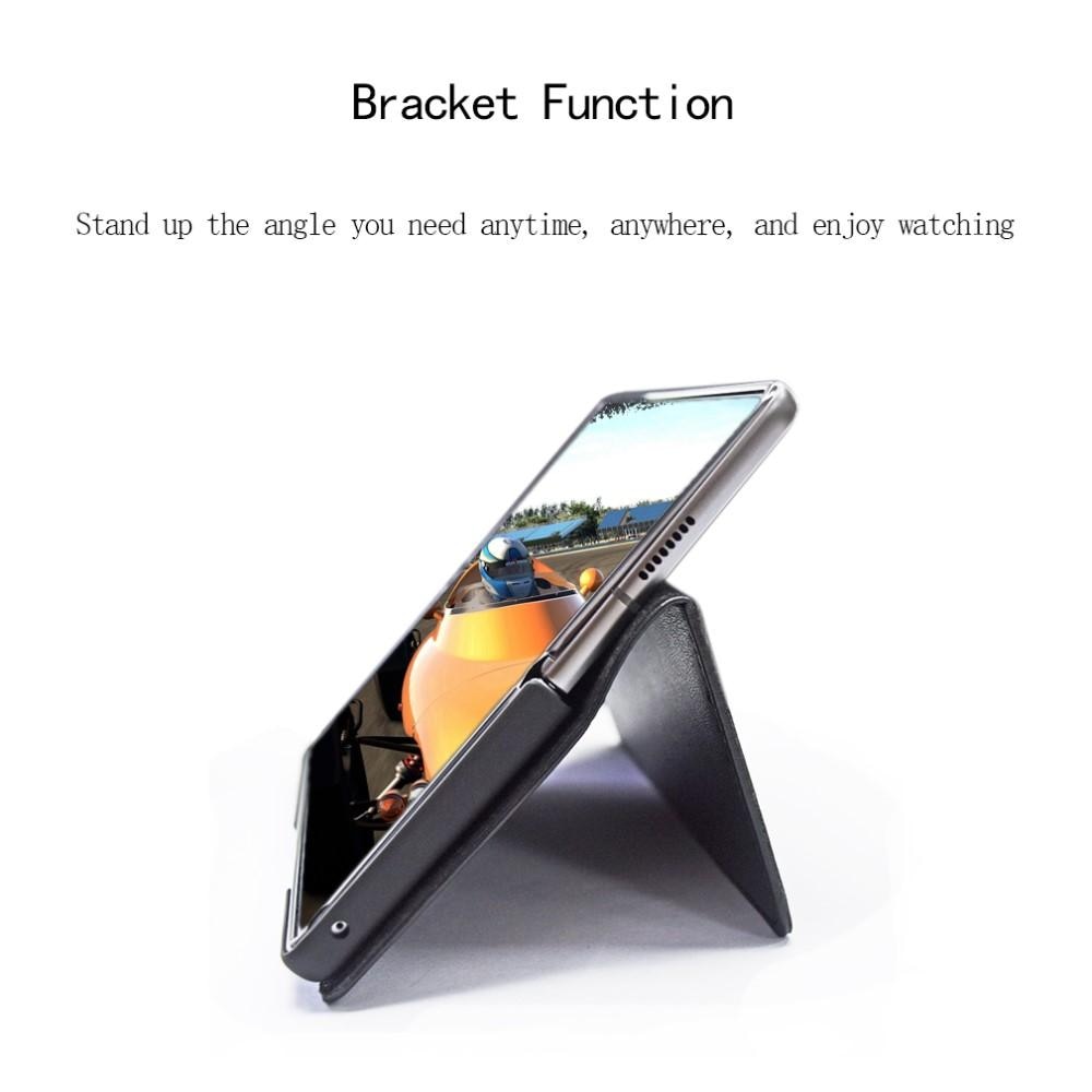 Samsung Galaxy Z Fold 2 Echtlederhülle, schwarz