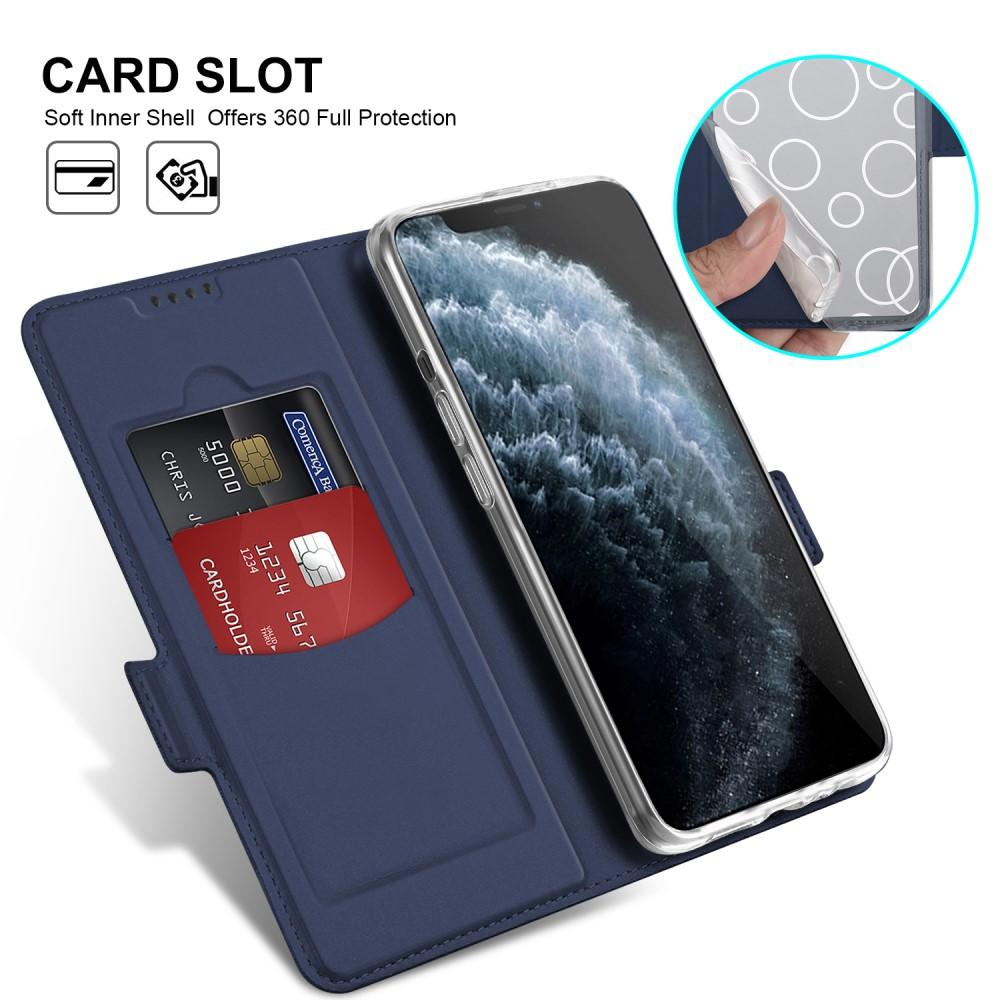 Slim Card Wallet iPhone 12/12 Pro Blau