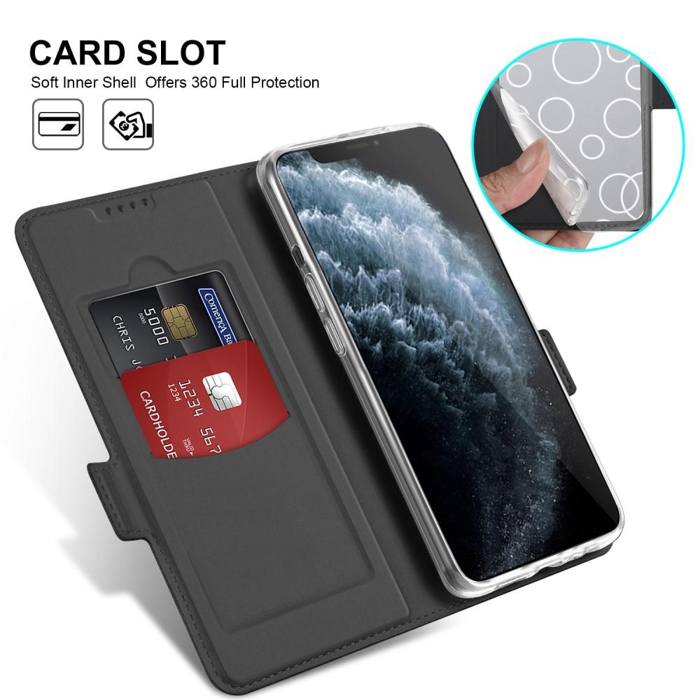 Slim Card Wallet iPhone 12/12 Pro Schwarz