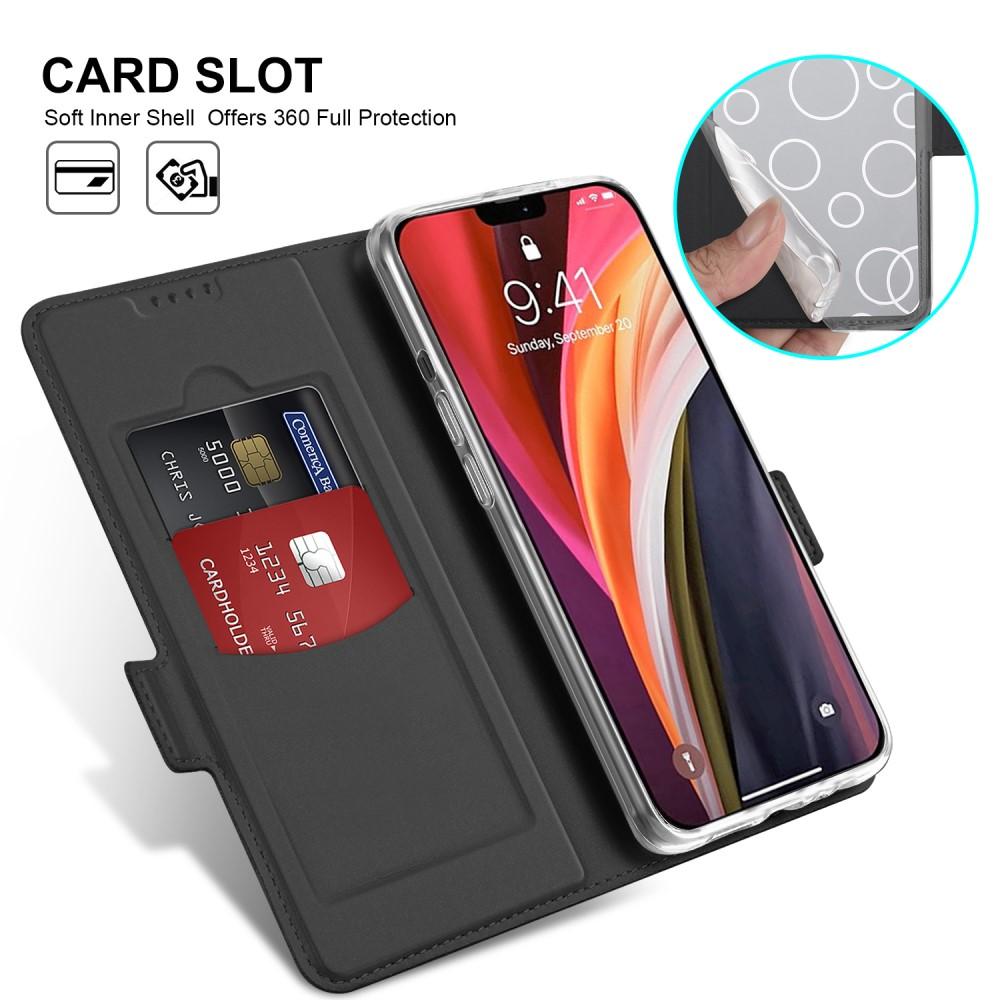 Slim Card Wallet iPhone 12 Pro Max Schwarz