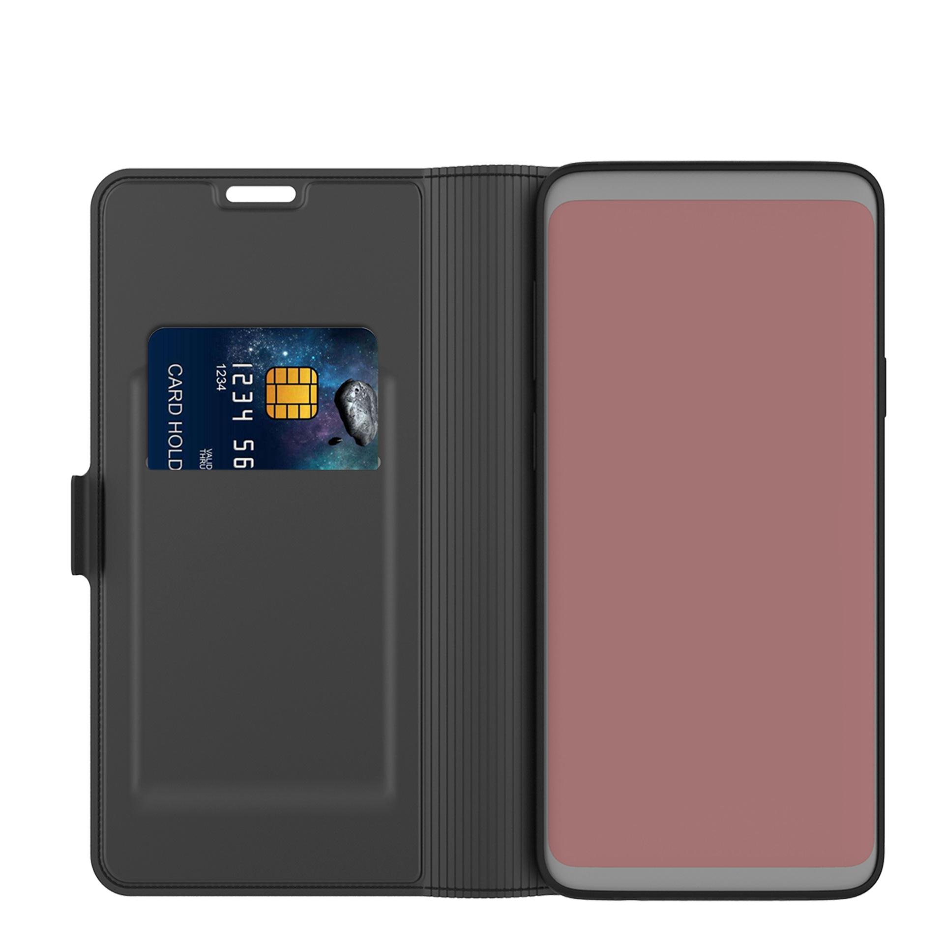 Slim Card Wallet Samsung Galaxy A42 Schwarz