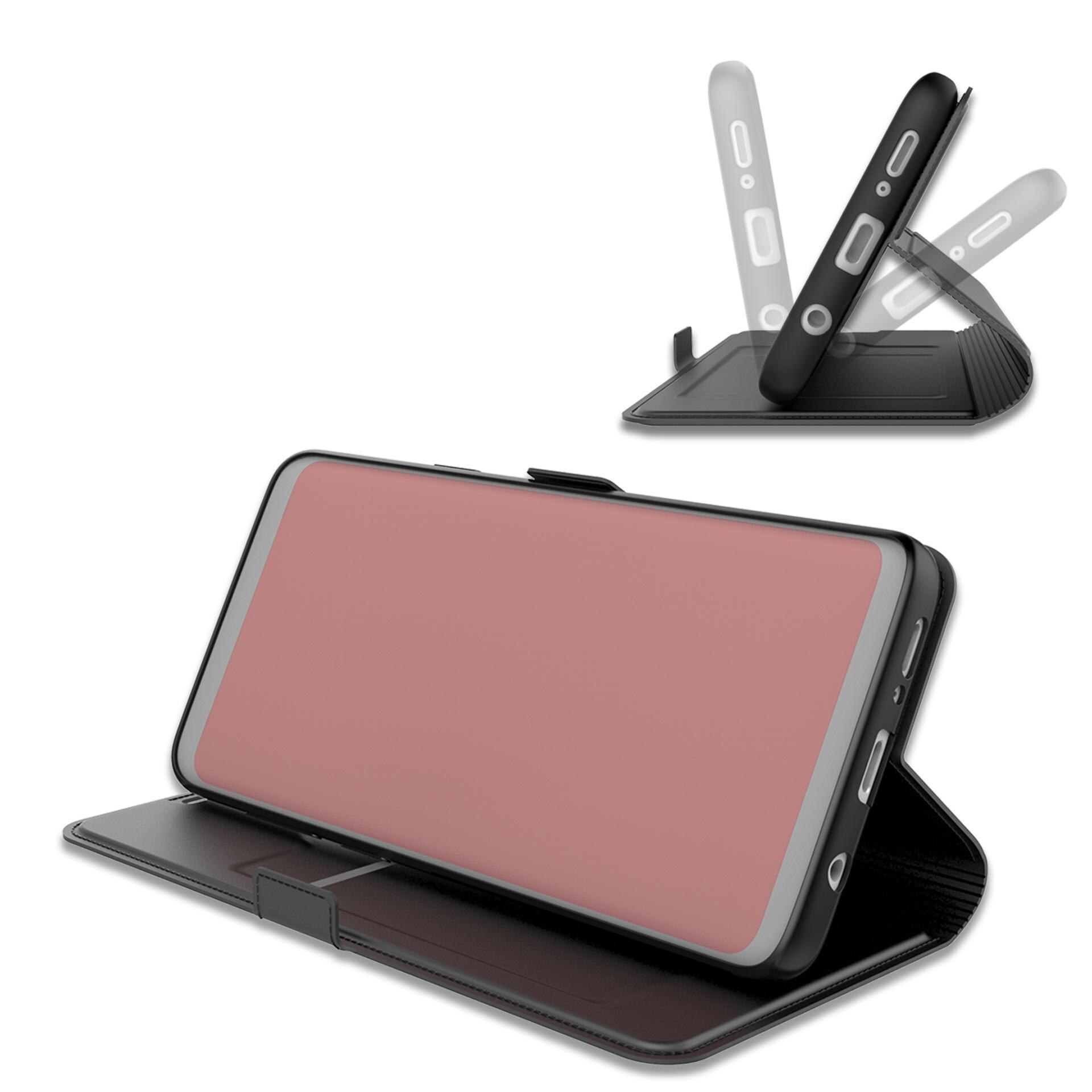 Slim Card Wallet Samsung Galaxy A42 Schwarz