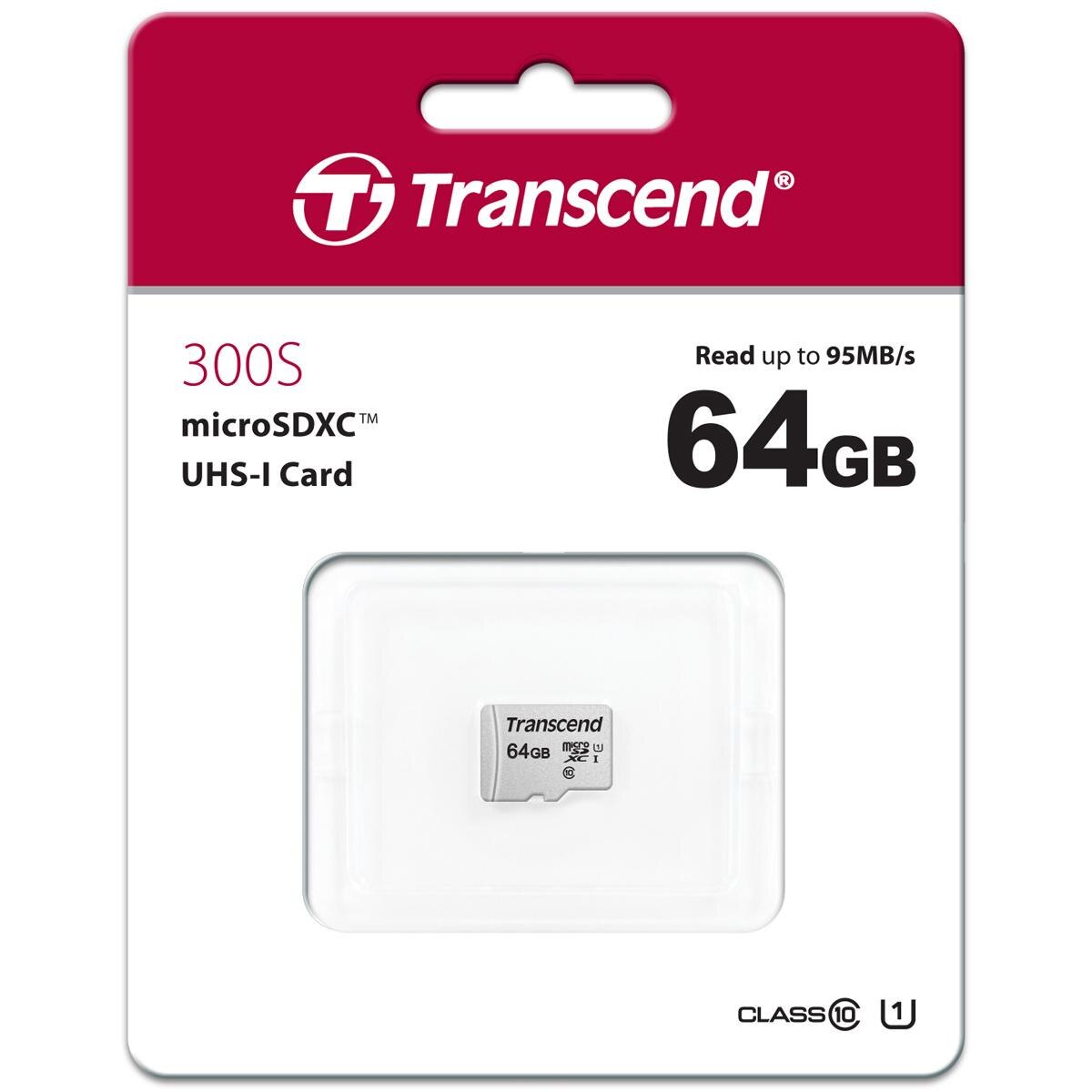 microSDHC 64GB UHS-I CL10 U1 (R95/W45)