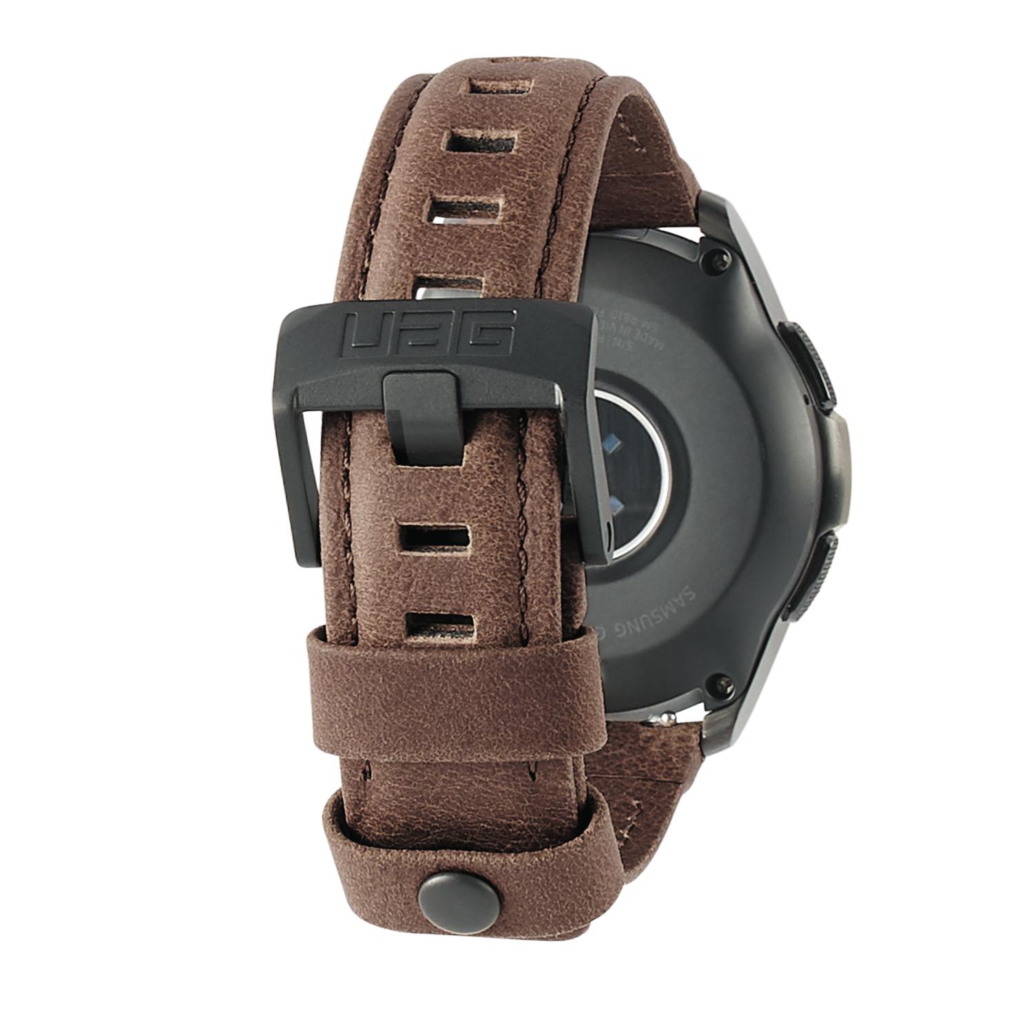 Leather Watch Strap Samsung Galaxy Watch Active/42mm Brown