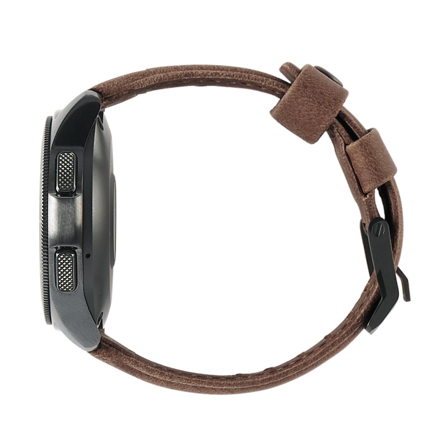 Leather Watch Strap Samsung Galaxy Watch Active/42mm Brown