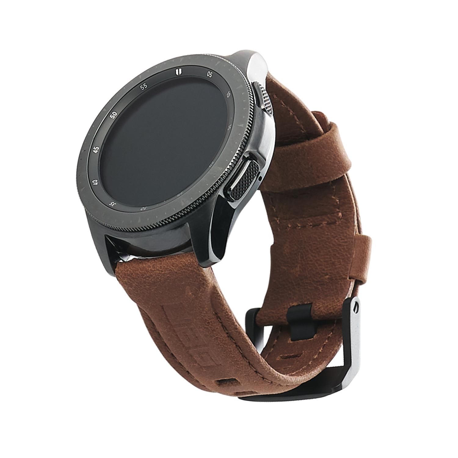 Leather Watch Strap Samsung Galaxy Watch Active/42mm Brown